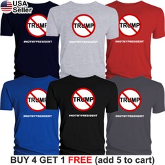Anti Donald Trump Impeach T-Shirt Not My President USA Policital Democrat US