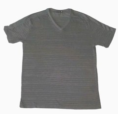 SIVA Men Large V-Neck Shirt Polyester Cotton Rayon