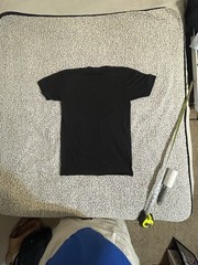 American Apparel Fine Jersey 100% Combed Cotton T-Shirt Black Small Made In USA
