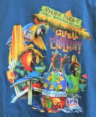 Parrot Party 2009 T-Shirt Adult XL X-Large Global Chillin! – See Description