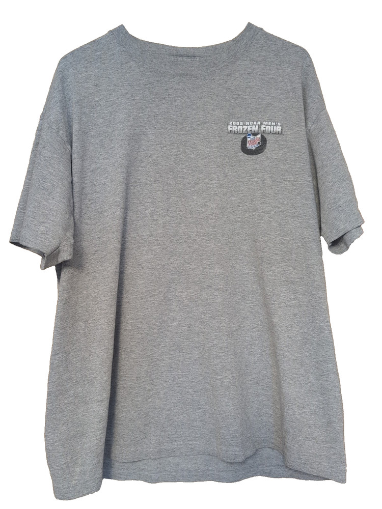 NCAA Frozen Four College Ice Hockey Columbus Ohio 2005 Vintage T-Shirt Size XL