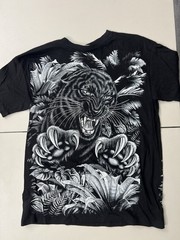 See Photos LOT of 8 Vintage Deadstock Double Sided Single Stitch L Animal Biker