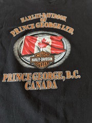 Harley Davidson Prince George, B.C. Canada 2007 Men’s Shirt Size 2XL. Made USA.