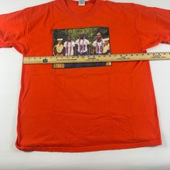 VTG Chicago Bears T Shirt XL Orange Lance Briggs Harris Vasher Pro Bowl 2006