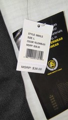 North 15 High Vis LS Safety Work T-Shirt Pocket ASNI Class 2 Yellow Black Sz L