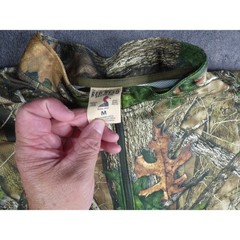 RedHead Mens Camo Quarter Zip Performance Shirt Woodland Oak Camouflage Medium