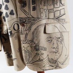 Steve Kaufman Signed Personally Designed Hand-Drawn Art Las Vegas Theme Custo…
