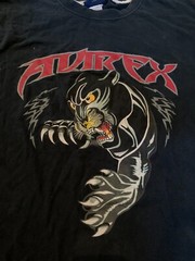 Avirex Varsity Black w/ Red Shirt w/ Cougar Panther Cat Adult XL