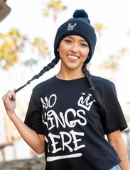 No Kings Here Graffiti Registered TM Black Tee T-Shirt NWT XS S M L XL 2XL