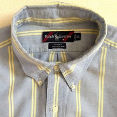Ralph Lauren BLAKE Striped Oversized BD Shirt Short Sleeve Japan