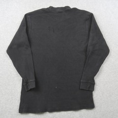 Pro Club Heavy Weight Thermal Shirt Mens Large Black Waffle Knit Long Sleeve L