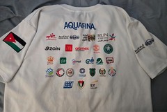 3x Large Jordan Marathon Shirts, Amman / Red Sea / Wadi Rum Used, Acceptable…
