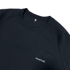 Mont-bell Geoline EXP. Round Neck Shirt Men’s Black #1107712 M