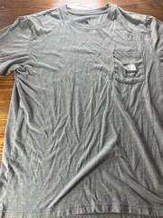 The North Face Shirt Mens Medium Gray Short Sleeve Pocket Tee Lightweight Casual