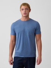 Gap Shirt Mens Small Blue Everyday Soft Original Pocket Crew Tee $25 MSRP NWT S