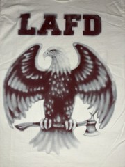 Travis Scott LAFD Tee L Cream Los Angeles Fire CA Wildfire Response NEW *spot