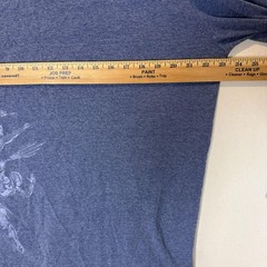 Justice League Shirt Mens XL Blue Long Sleeve Batman Superman Graphic Tee