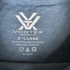 Vortex Optics Elk Mountain Short Sleeve T-Shirts Men’s Extra Large Blue