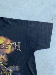 Vintage 1987 Megadeth T-Shirt Mens Large Black Single Stitch 80s Radioactive