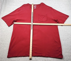 Duluth Trading Co T Shirt Mens XL Relaxed Fit Longtail Tee Pocket Work