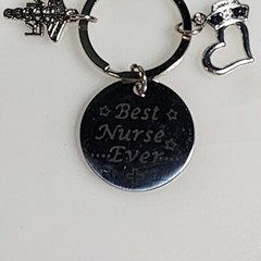 Nurse Gift For Nurse Charm Keychain RN Graduation Gift for Nurses Best Nurse EVA