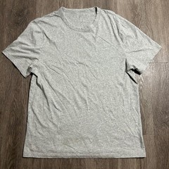 Mott and Bow T-Shirt Large Gray Driggs Classic Crew Neck Cotton Short Sleeve