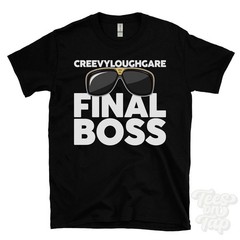 CREEVYLOUGHGARE FINAL BOSS T-SHIRT funny xmas gift saintfield down district