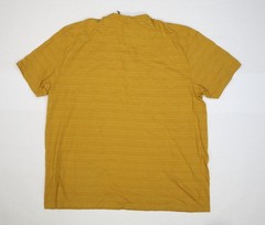 Free Planet Shirt Mens 4X Yellow Henley Organic Cotton Pocket Sustainable