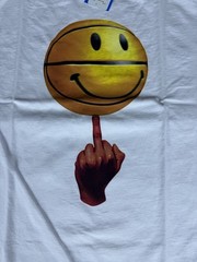 Market Smiley Good Game White T-Shirt Size “Small”New With Tags.