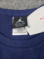 Jordan Jumpman Vintage T Shirt Mens Size XL Nwt Embroidered Logo Navy Blue