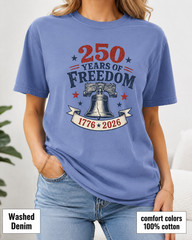 America 250th Anniversary Liberty Bell Comfort Colors Shirt