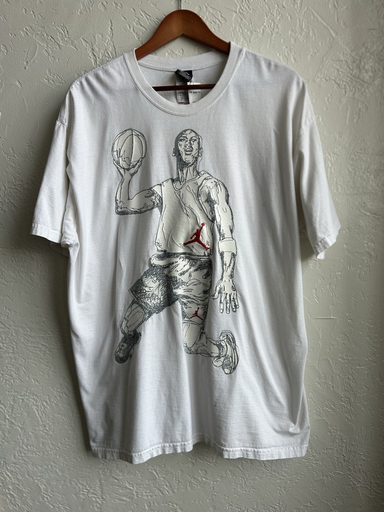 Y2K Nike Air Jordan featuring Michael Jordan With Embroidered Jump Man Tshirt