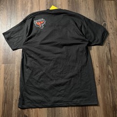 Handpainted Applique Native American Kachina T-Shirt Black Mens