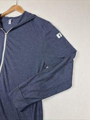 Alternative Brand Facebook Logo Men’s Zipper Hoodie 3XL Blue Lightweight Pockets