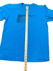Supreme Chart T Shirt Men’s Large Cyan Short Sleeve RARE