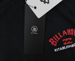 Billabong Geometric Graphic Soft Cotton Black Short Sleeve Mens L T-Shirt NWT.
