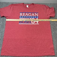 Retro Ronald Reagan George H.W. Bush ‘84 T-Shirt Size XXL 1984 Election Campaign