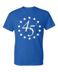 45 Squared Trump 2020 Second Trump 2020 Shirt Republican Political Men’s T-Shirt