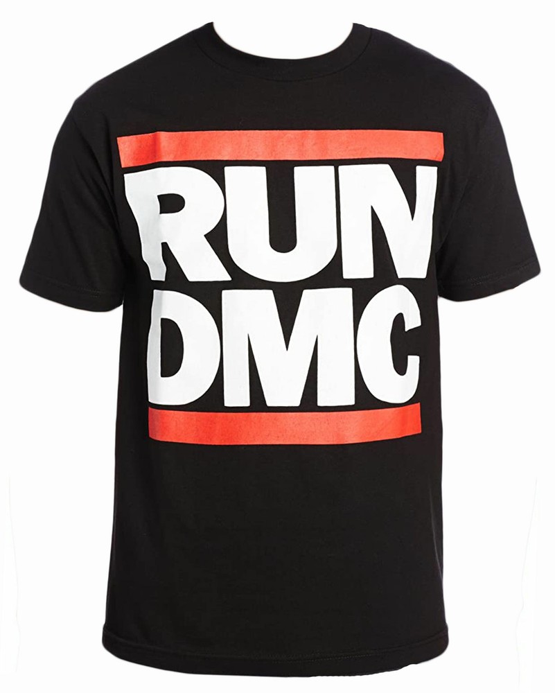 Run DMC Logo Adult T-Shirt -American hip hop band, Hip hop, rap rock music