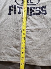 FULL SEND / NELK Property Of Full Send Fitness Gray Tee (T Shirt) Size Lg NWT