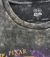 Disney Pixar Toy Story Buzz Lightyear Alien Acid Wash Graphic T Shirt XL