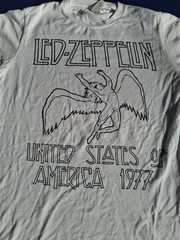 Led Zeppelin United States of America 1977 Swan Song Graphic T-Shirt S