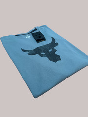 Under Armour Project Rock Payoff T-Shirt Tee Jasper Blue Men’s Sz M New