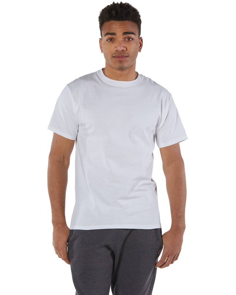 2 Pack Of Champion Adult Short Sleeve Stylish T Shirt Plain T-Shirt – T525C