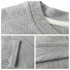 Men’s Winter Thermal Long-Sleeve Base Layer t-shirt Warm Muscle Gym Black Gray
