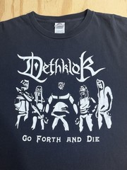 Metalocalypse Dethklok Band Tee Go Forth And Die Cartoon Network L T-Shirt