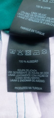 Vintage Style Karl Kani Men’s Colorblock Embroidered Logo T-Shirt Size M Cotton