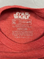 Star Wars Chubacca Christmas Red T-Shirt, Size XL, Chest 44