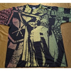 Shaka Active 2XL All-Over Print “God’s Kingdom” T-Shirt Rasta Reggae Graphic