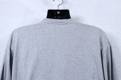 Vintage Y2K Karl Kani Big Logo T-shirt Hip-hop Baggy Long-sleeve Gray Men XL